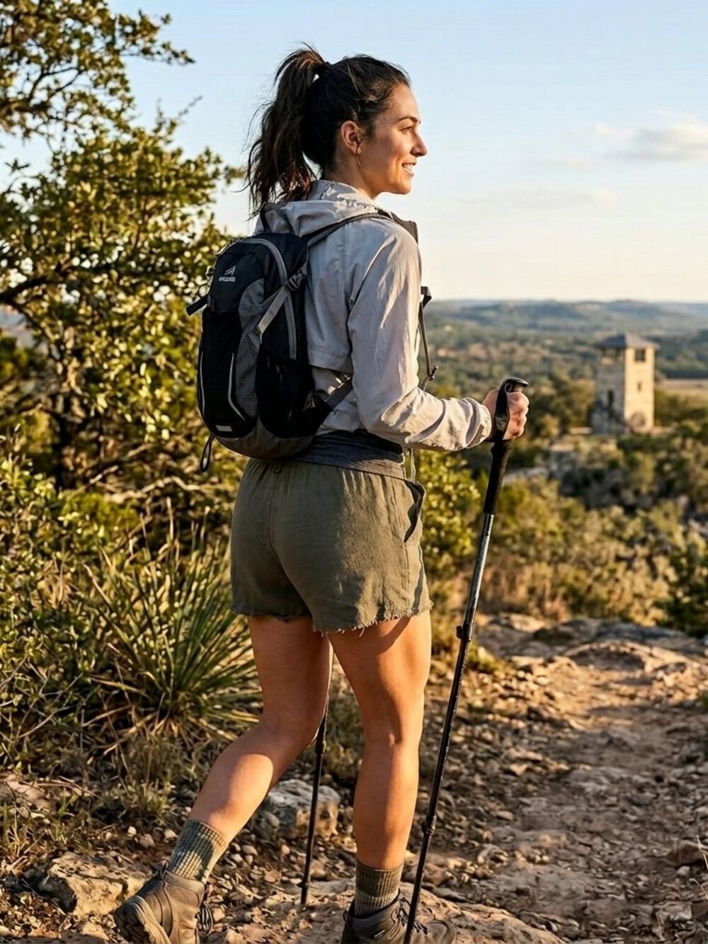 Thread and Supply Army Green Shorts